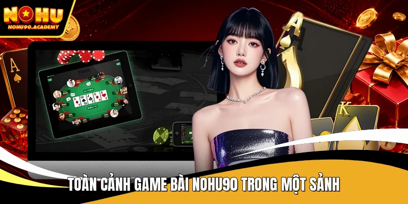 Toàn cảnh game bài NOHU90 trong một sảnh
